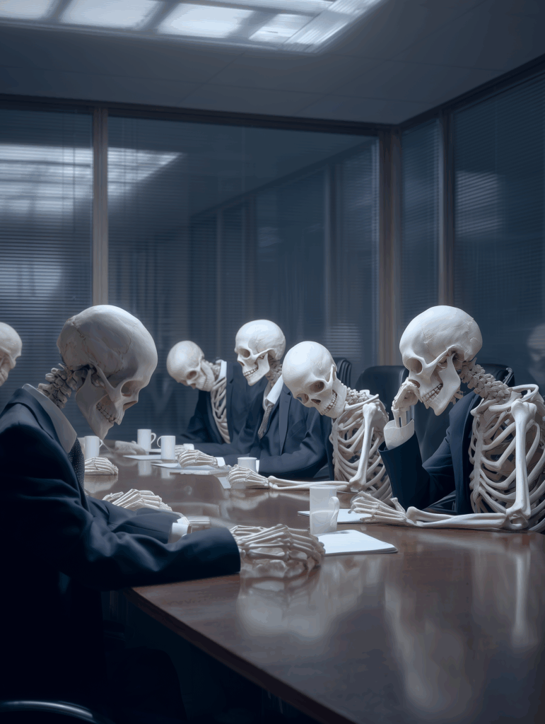 Skeletons in a meeting
